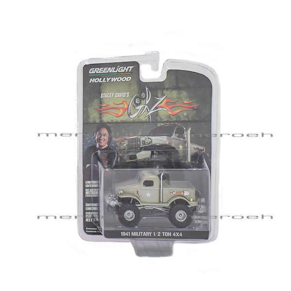 ماکت کامیون سبک GreenLight مدل Military 1/2 Ton 4x4