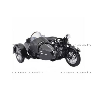 ماکت موتورسیکلت Harley Davidson مایستو مدل 1948 Fl به همراه یدک کش