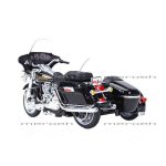 ماکت موتورسیکلت هارلی دیویدسون Maisto مدل 1998 FLHT Electra Glide Standard به همراه یدک کش