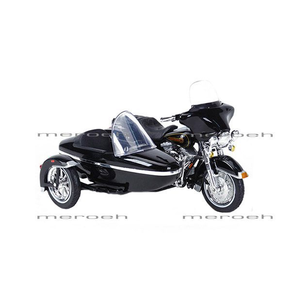 ماکت موتورسیکلت هارلی دیویدسون Maisto مدل 1998 FLHT Electra Glide Standard به همراه یدک کش